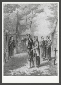Saïdjah's vertwijfeling (1881), door J.C. Rappard, reproductie